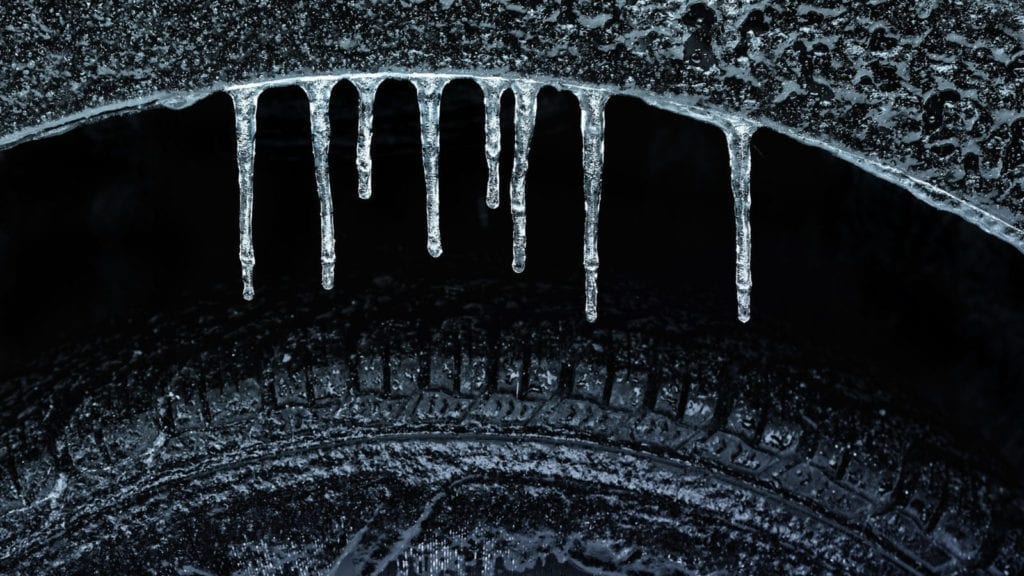Winter Safety Tips for Car and Home 3 Frozen Wheel Well and Tire
