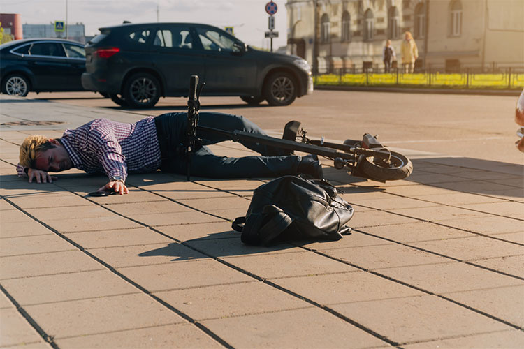 Electric Scooter Accident