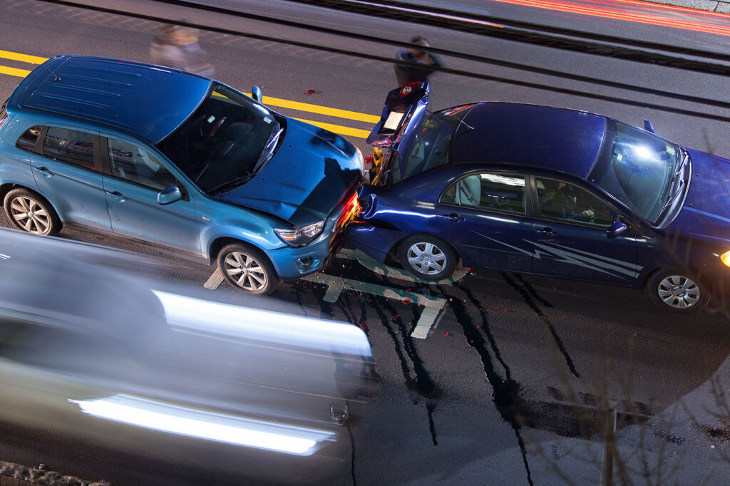 Rear end car crash - Texas car accident lawyers